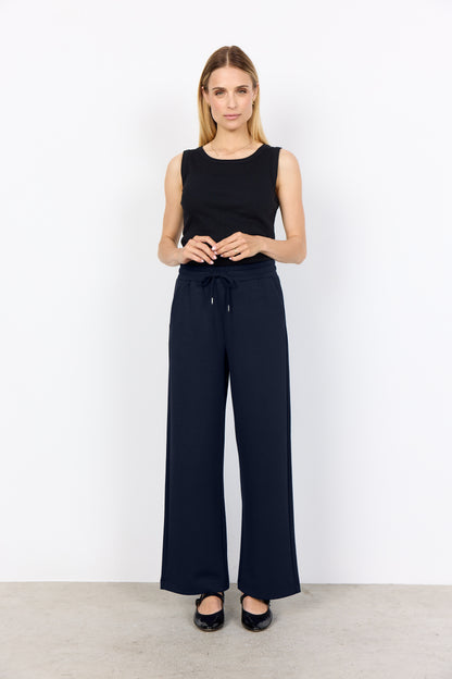 Wide Leg Tie Waist Pocket Pant. Style SOYA25924