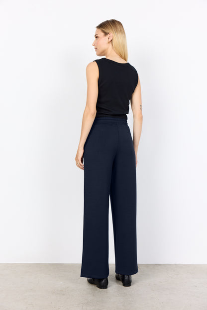 Wide Leg Tie Waist Pocket Pant. Style SOYA25924