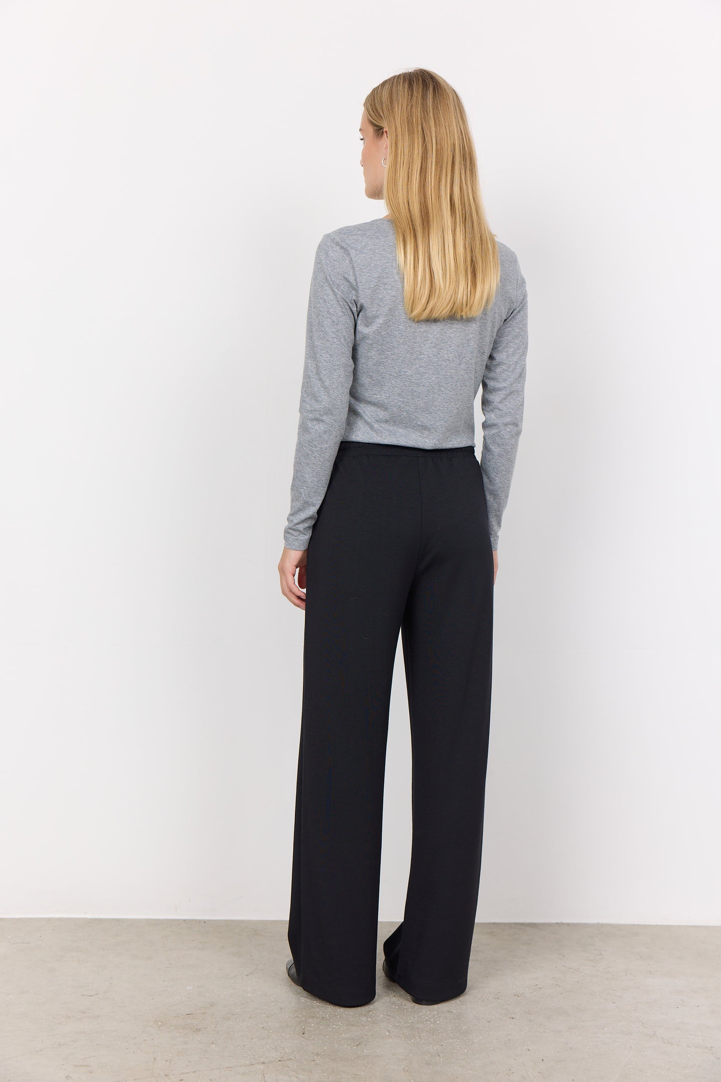 Wide Leg Tie Waist Pocket Pant. Style SOYA25924