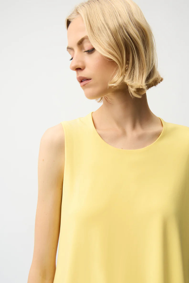 Layered Hem Round Neck Sleeveless Top. Style JR261189