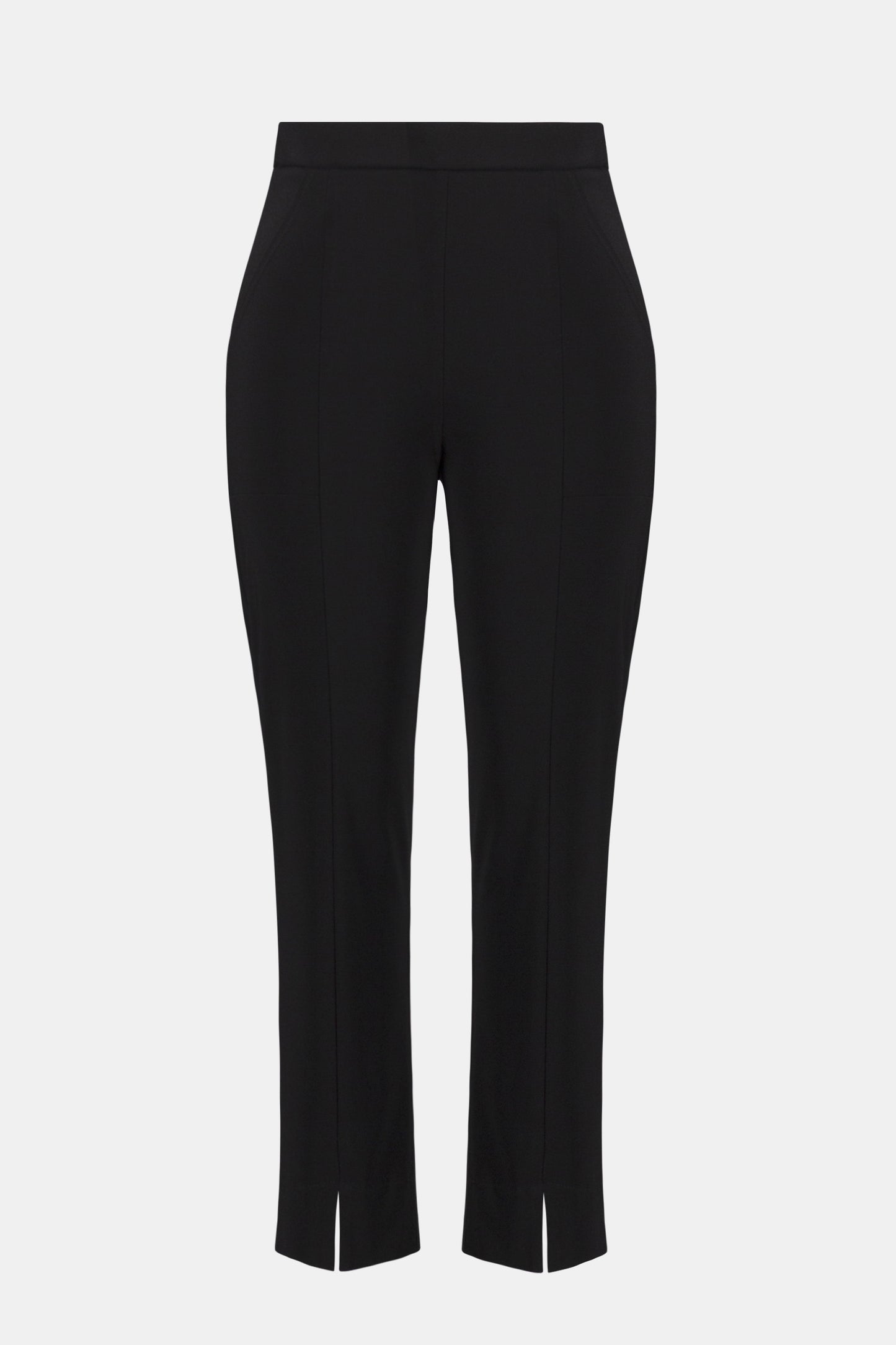 Black Pull-On Cropped Pant. Style JR261243
