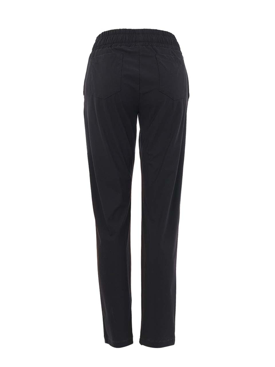 Pull-On Drawstring & Straight Leg Stretch Pants. Style DOLC26145