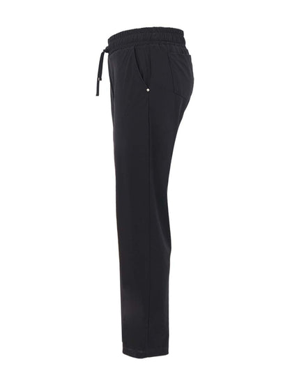 Pull-On Drawstring & Straight Leg Stretch Pants. Style DOLC26145