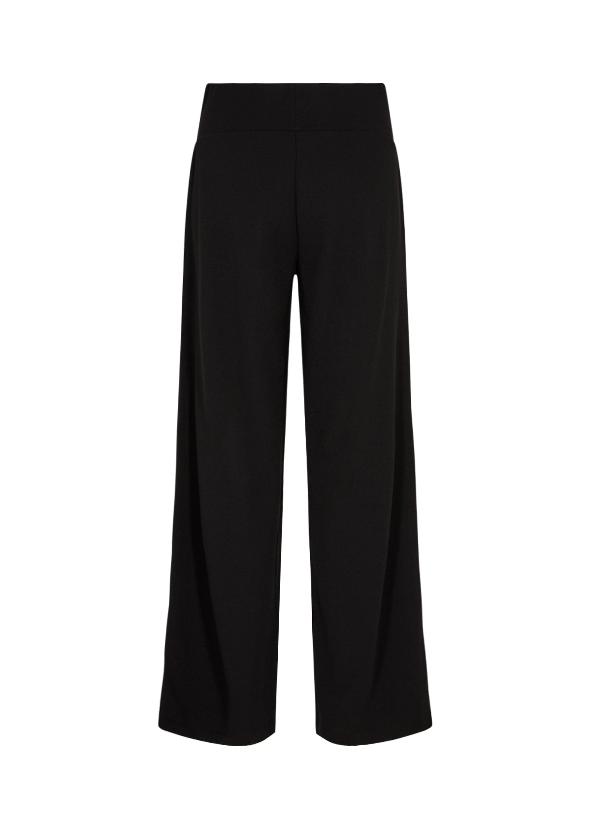 Black Wide Leg Pull-On Pant. Style SOYA4F26188