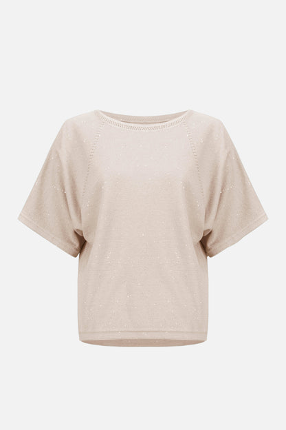 Short Raglan Sleeve Crew Neck Top. Style JR261917