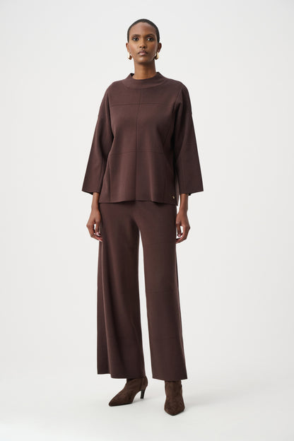 Brushed Viscose Culotte Pants. Style JR261982