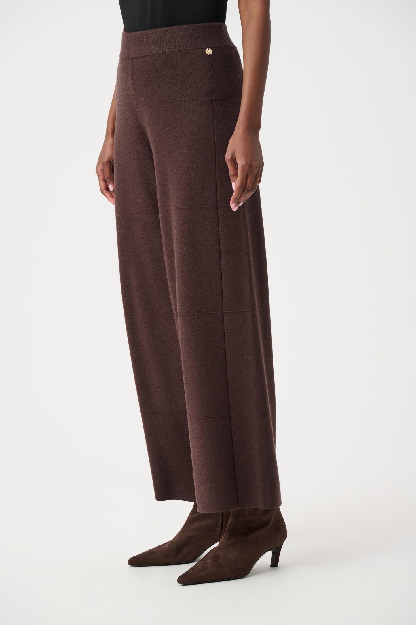 Brushed Viscose Culotte Pants. Style JR261982