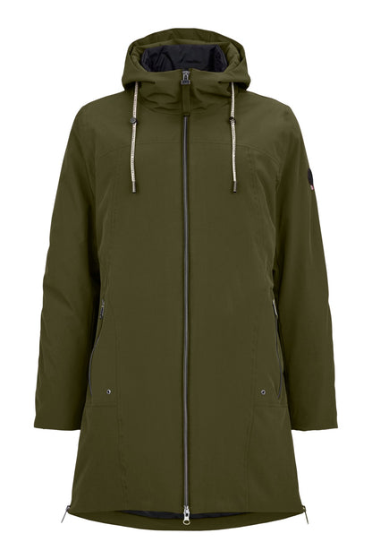 3 In 1 Hooded Zip Front Puff Insert Jacket. Style FR540