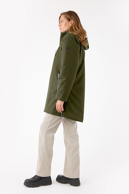 3 In 1 Hooded Zip Front Puff Insert Jacket. Style FR540