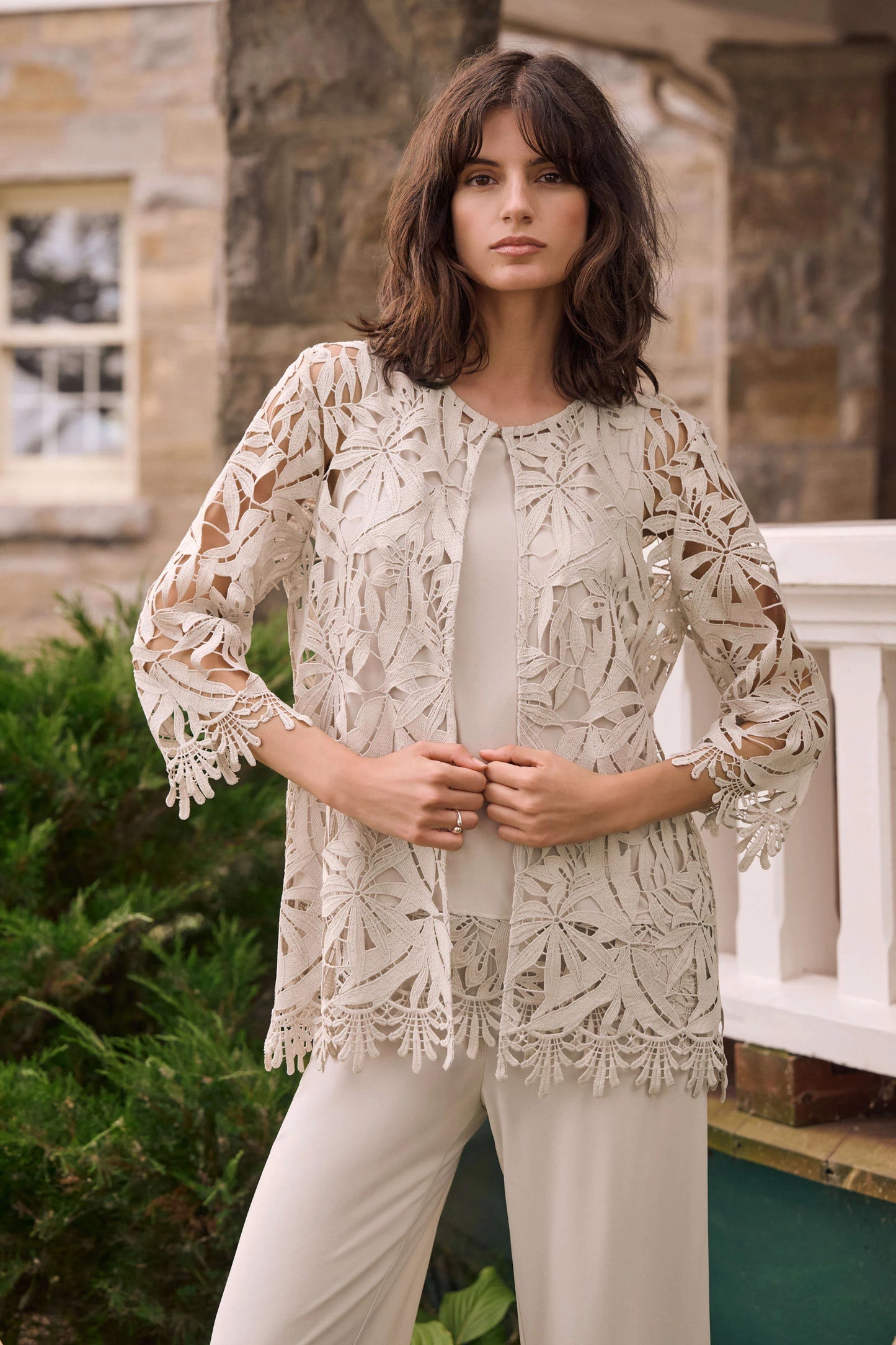 Guipure Lace Straight Cover-Up. Style JR262096