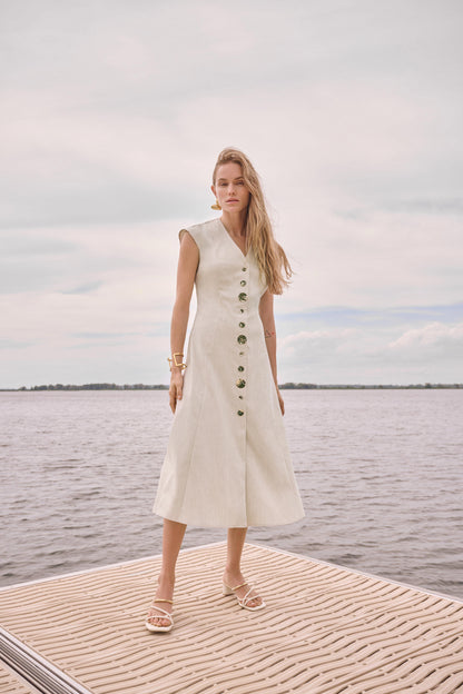 Melange Millennium Fit And Flare Dress. Style JR262129