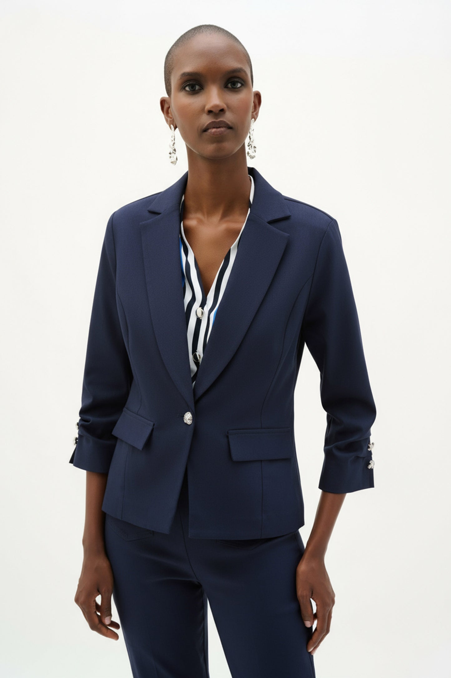 Millennium Statement Button Fitted Blazer. Style JR262235