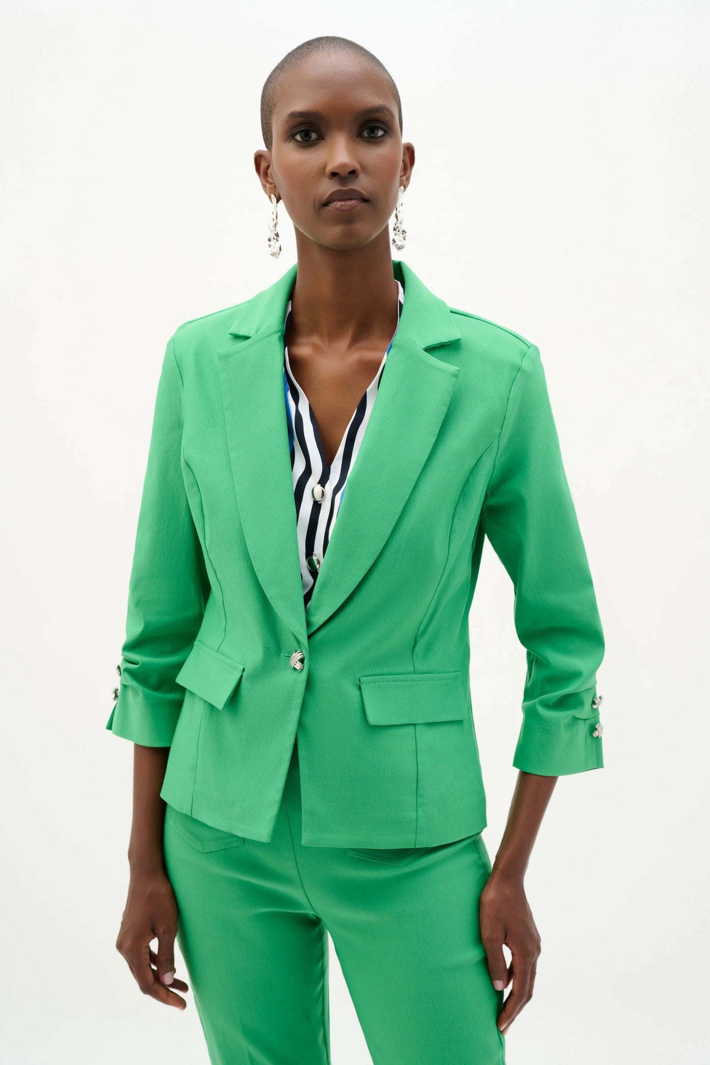 Millennium Statement Button Fitted Blazer. Style JR262235