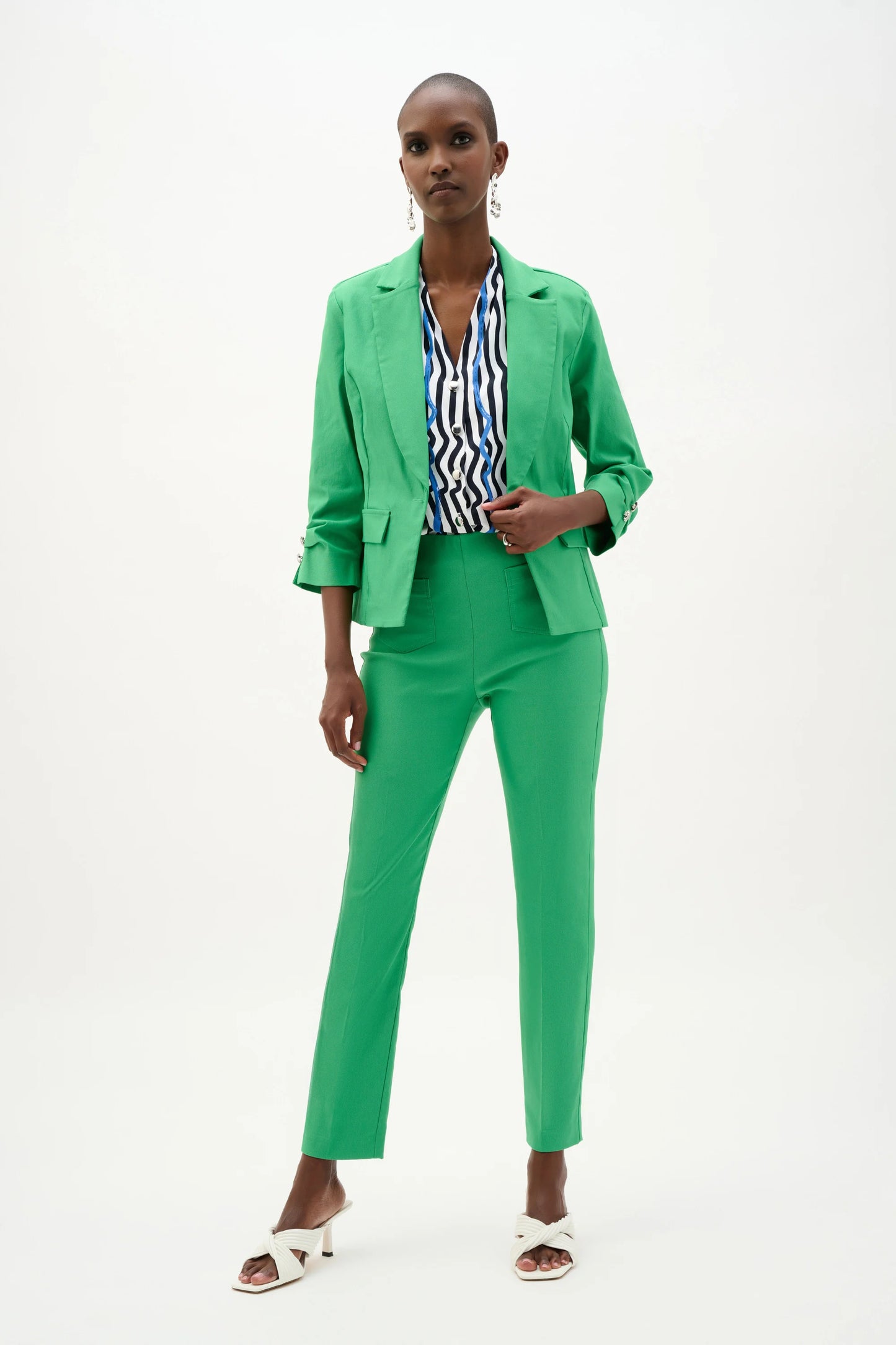 Millennium Statement Button Fitted Blazer. Style JR262235
