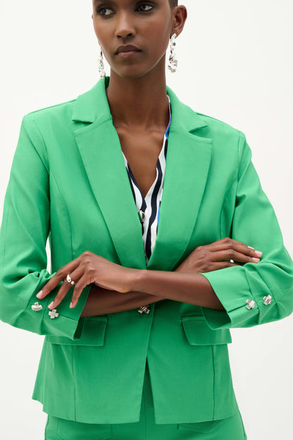 Millennium Statement Button Fitted Blazer. Style JR262235