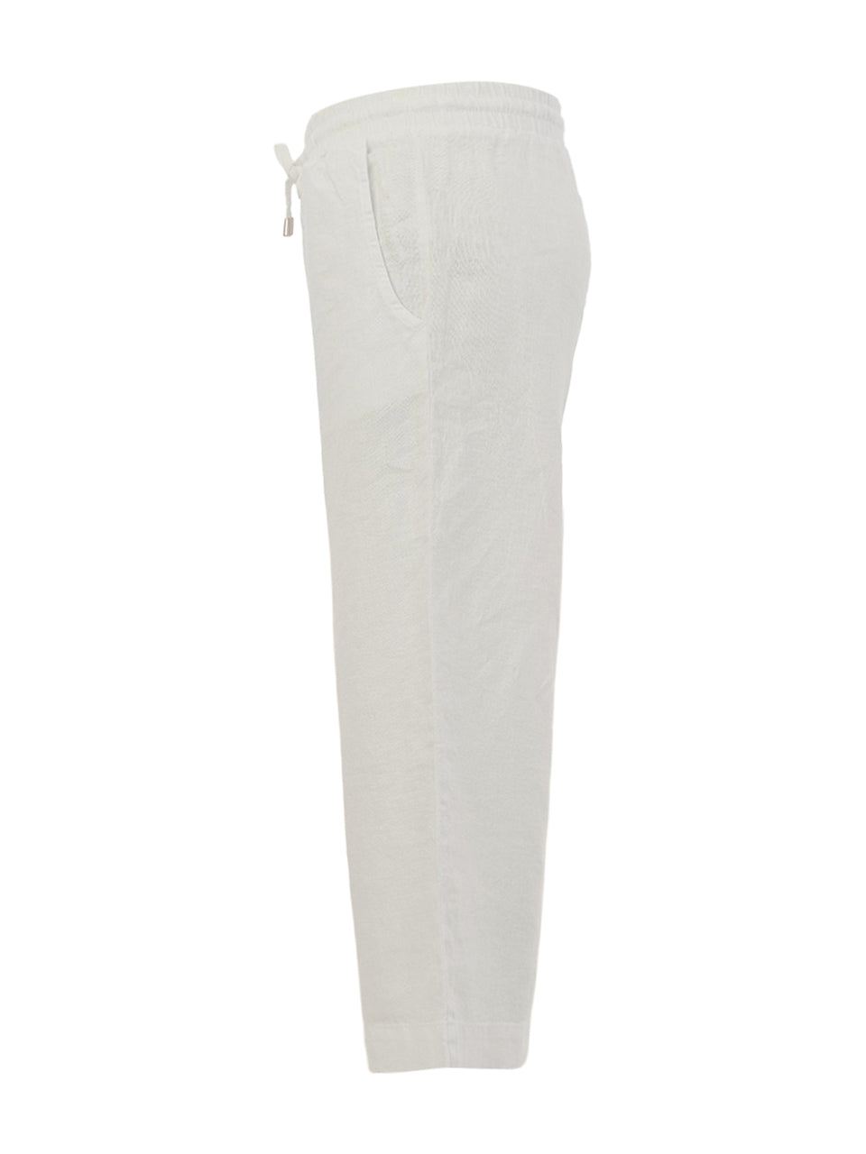 Drawstring Elastic Waistband Wide Leg Linen Pant. Style DOLC26224