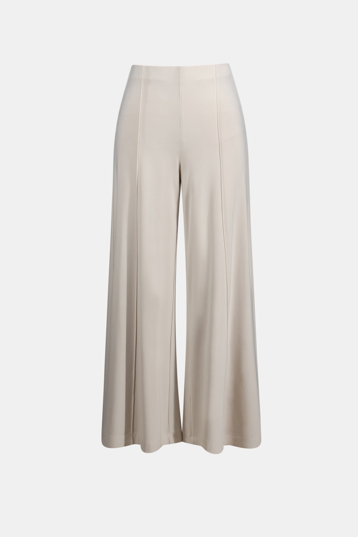 Silky Knit Pull-On Wide Leg Center Seam Pants. Style JR262254