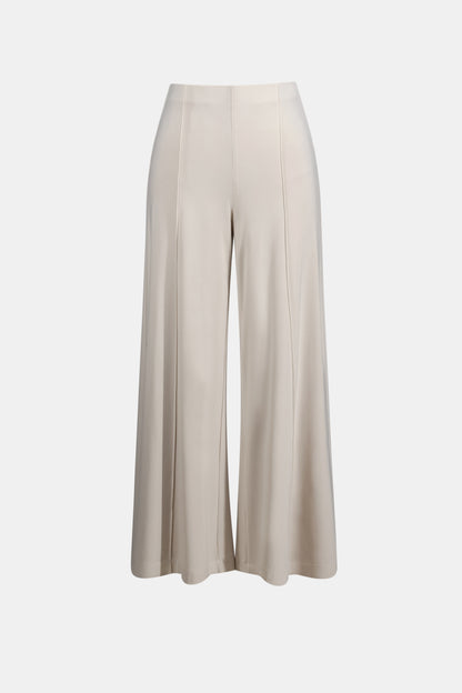 Silky Knit Pull-On Wide Leg Center Seam Pants. Style JR262254