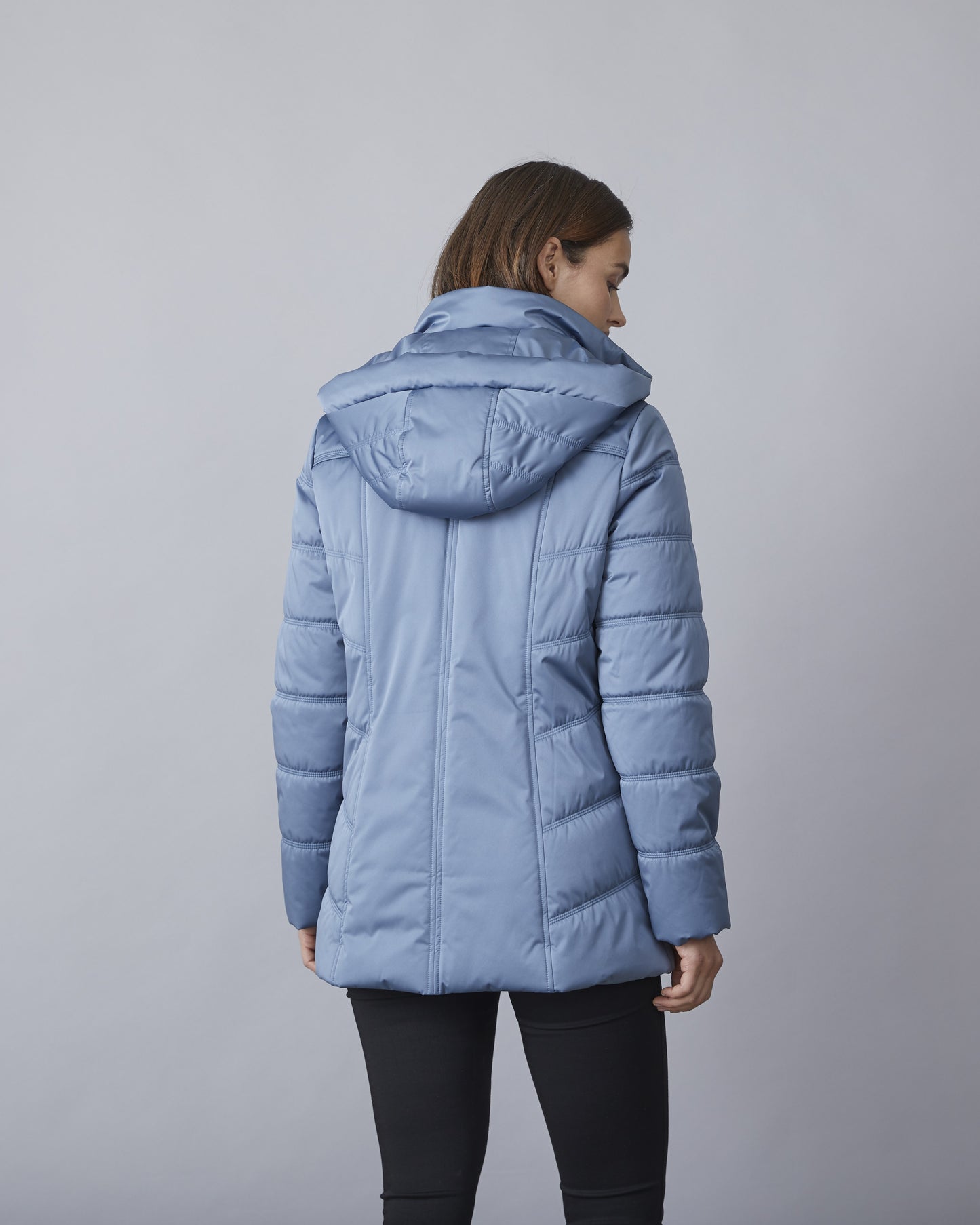 Removable Hood Kendall Quilted Outerwear. Style JUN2626