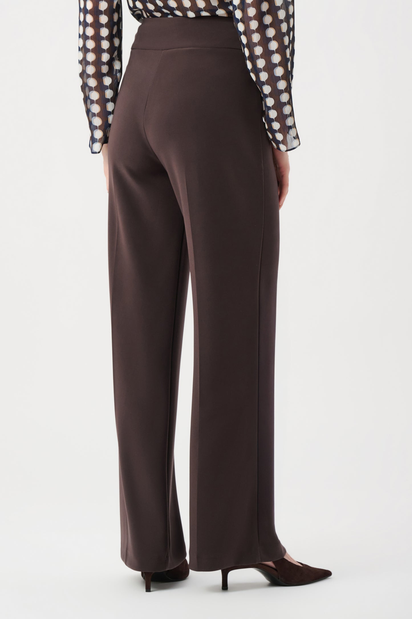 Silky Knit Wide-Leg Pull-On Pants. Style JR263074