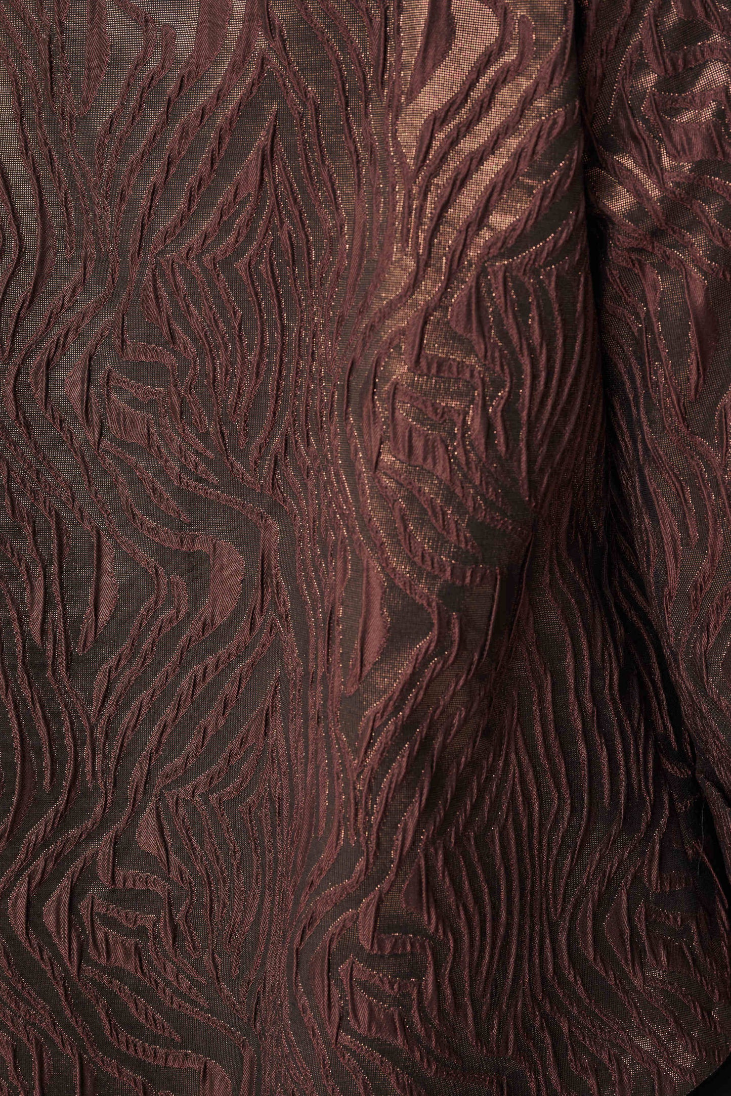 Woven Jacquard Animal Trapeze Jacket. Style JR263084