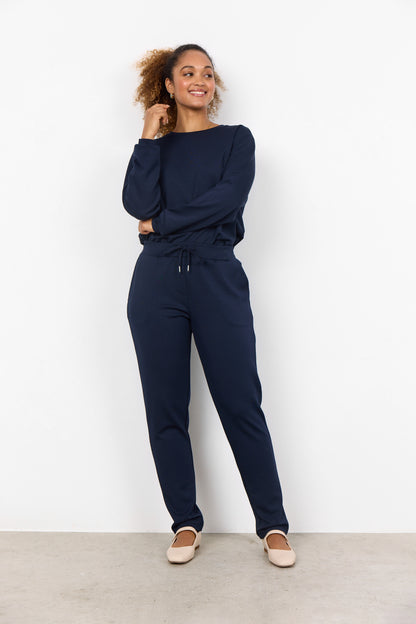 Pull-On Straight Leg Drawstring Waistband Pant. Style SOYA4F26326
