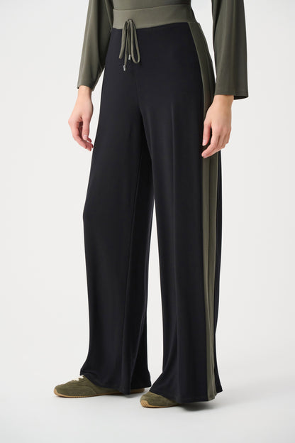 Colour Block Wide Leg Pull-On Pant. Style JR263607