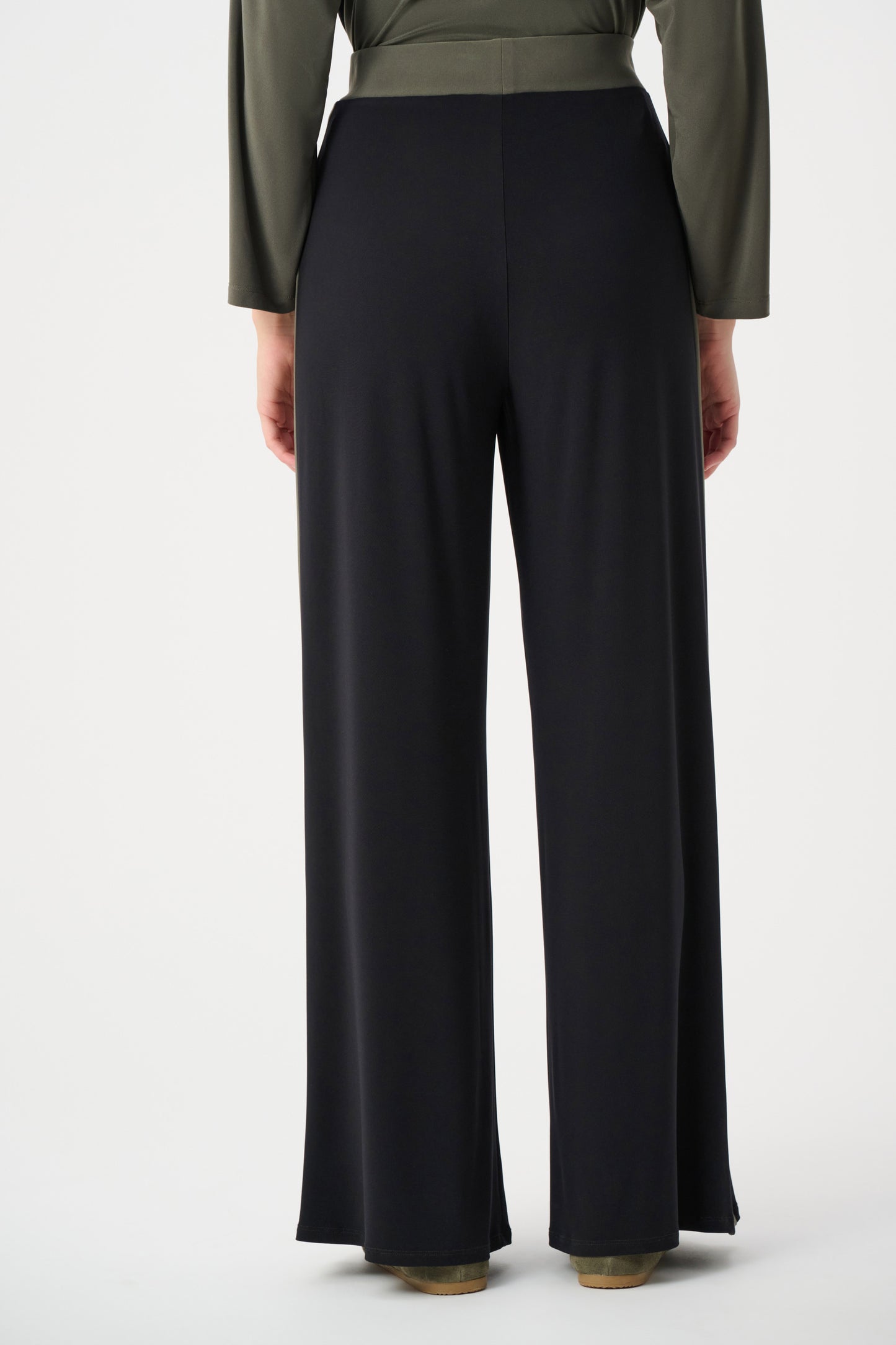 Colour Block Wide Leg Pull-On Pant. Style JR263607