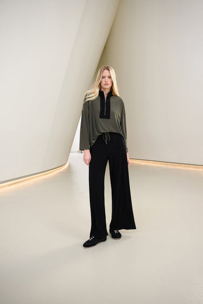 Colour Block Wide Leg Pull-On Pant. Style JR263607