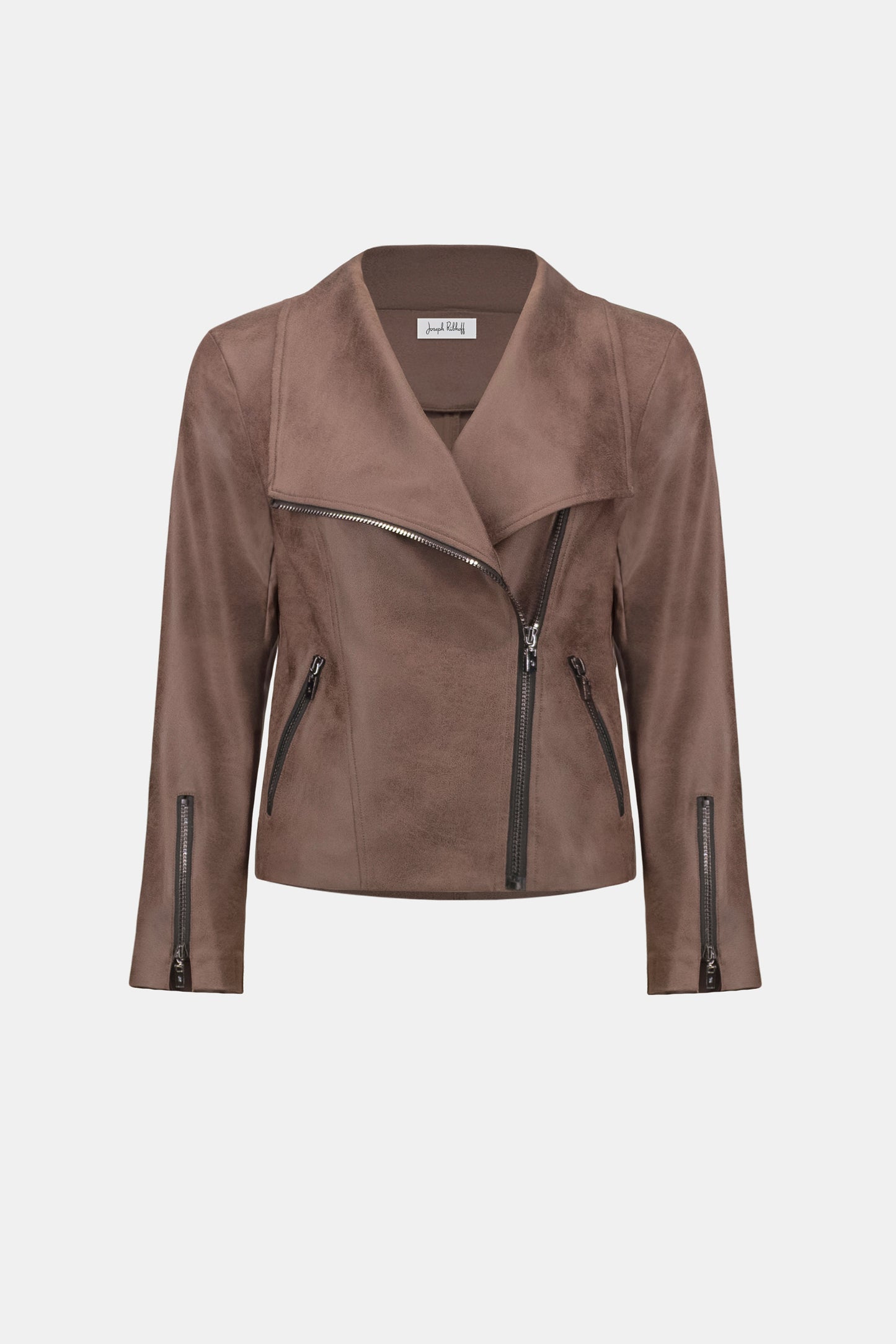 Foiled Knit Fitted Jacket. Style JR263908