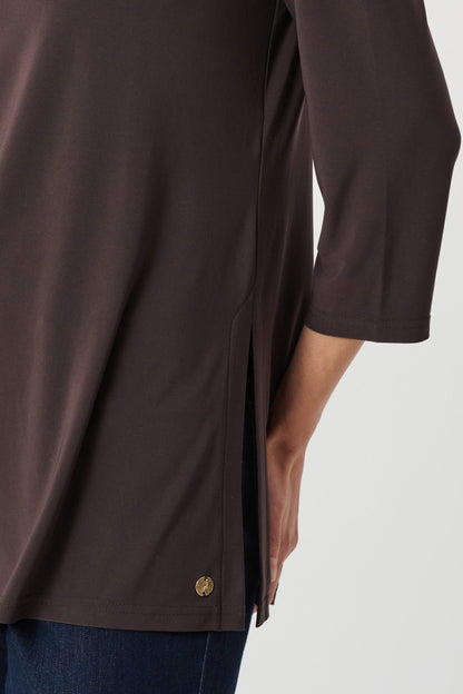Silky Knit Straight Tunic. Style JR263926