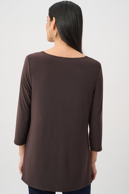 Silky Knit Straight Tunic. Style JR263926