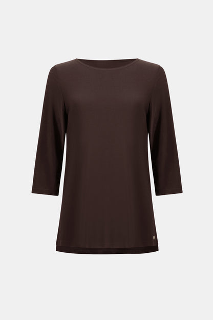 Silky Knit Straight Tunic. Style JR263926