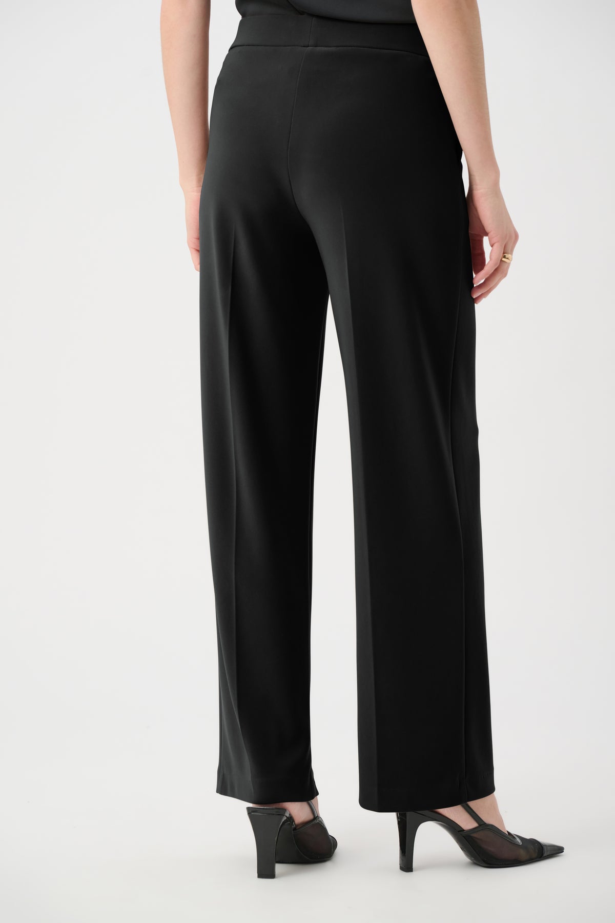 Faux Front Pull-On Wide Leg Pant. Style JR264010