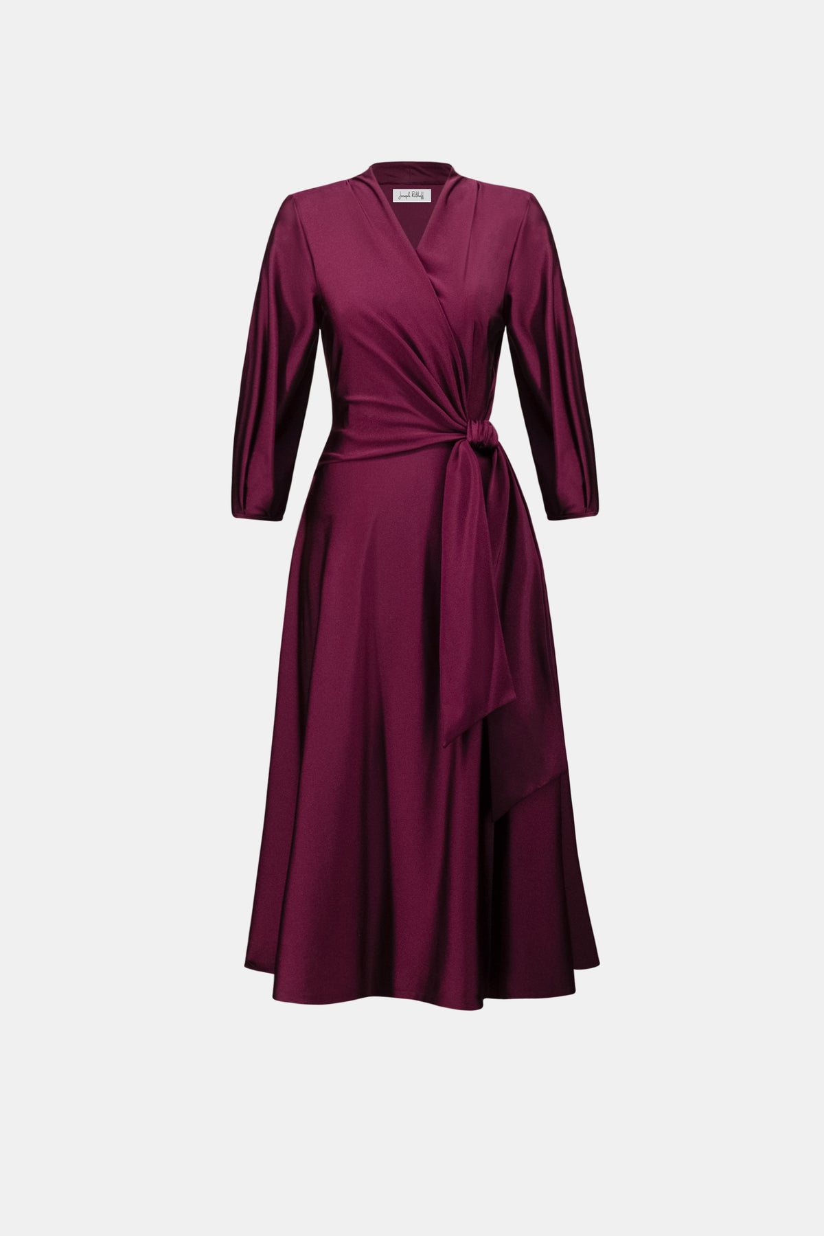 Flowy Wrap Style Midi Length Dress. Style JR264070