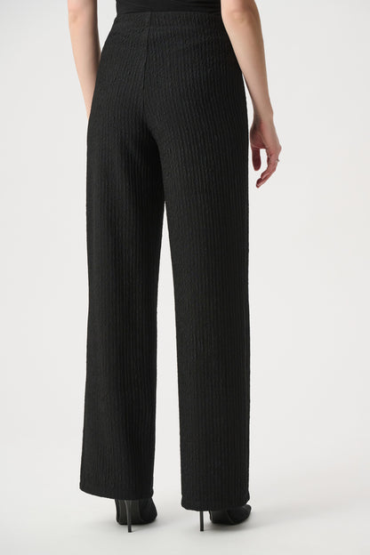 Textured Knit Wide-Leg Pants. Style JR264190