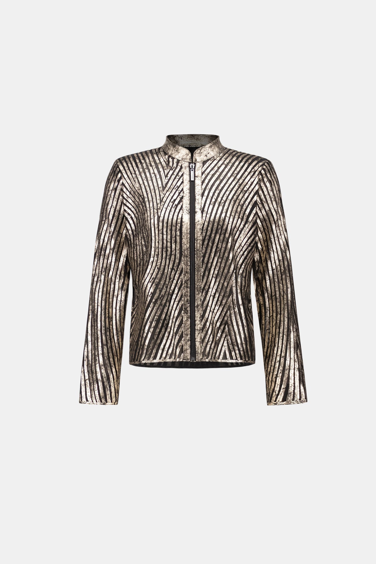 Metallic Soutache Fitted Jacket. Style JR264908