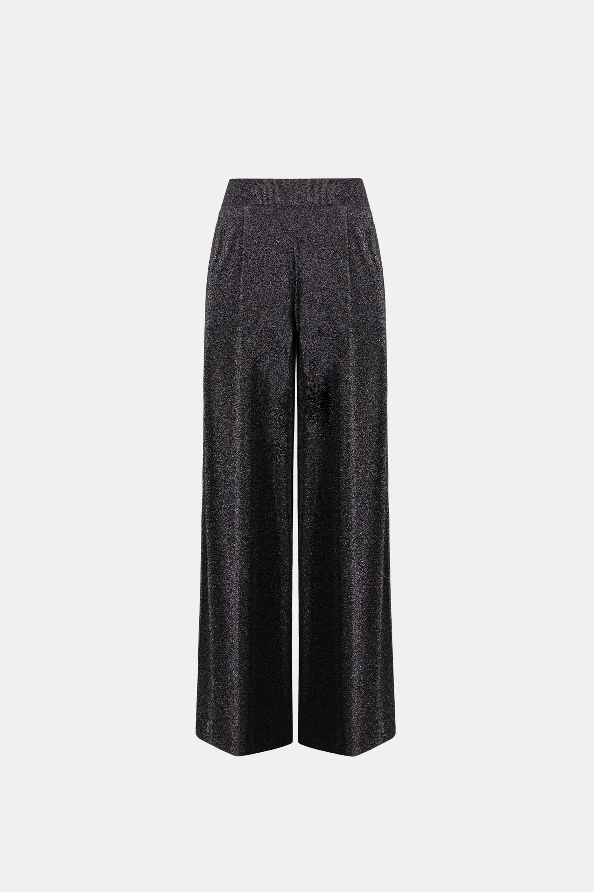 Lurex Shimmer Sweater Wide-Leg Pants. Style JR264942