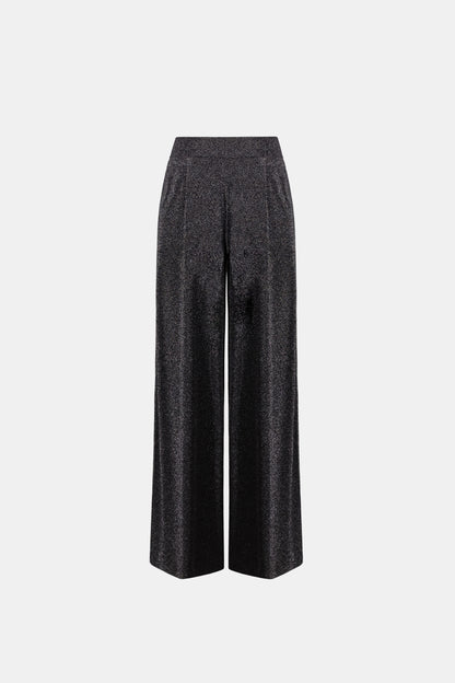 Lurex Shimmer Sweater Wide-Leg Pants. Style JR264942