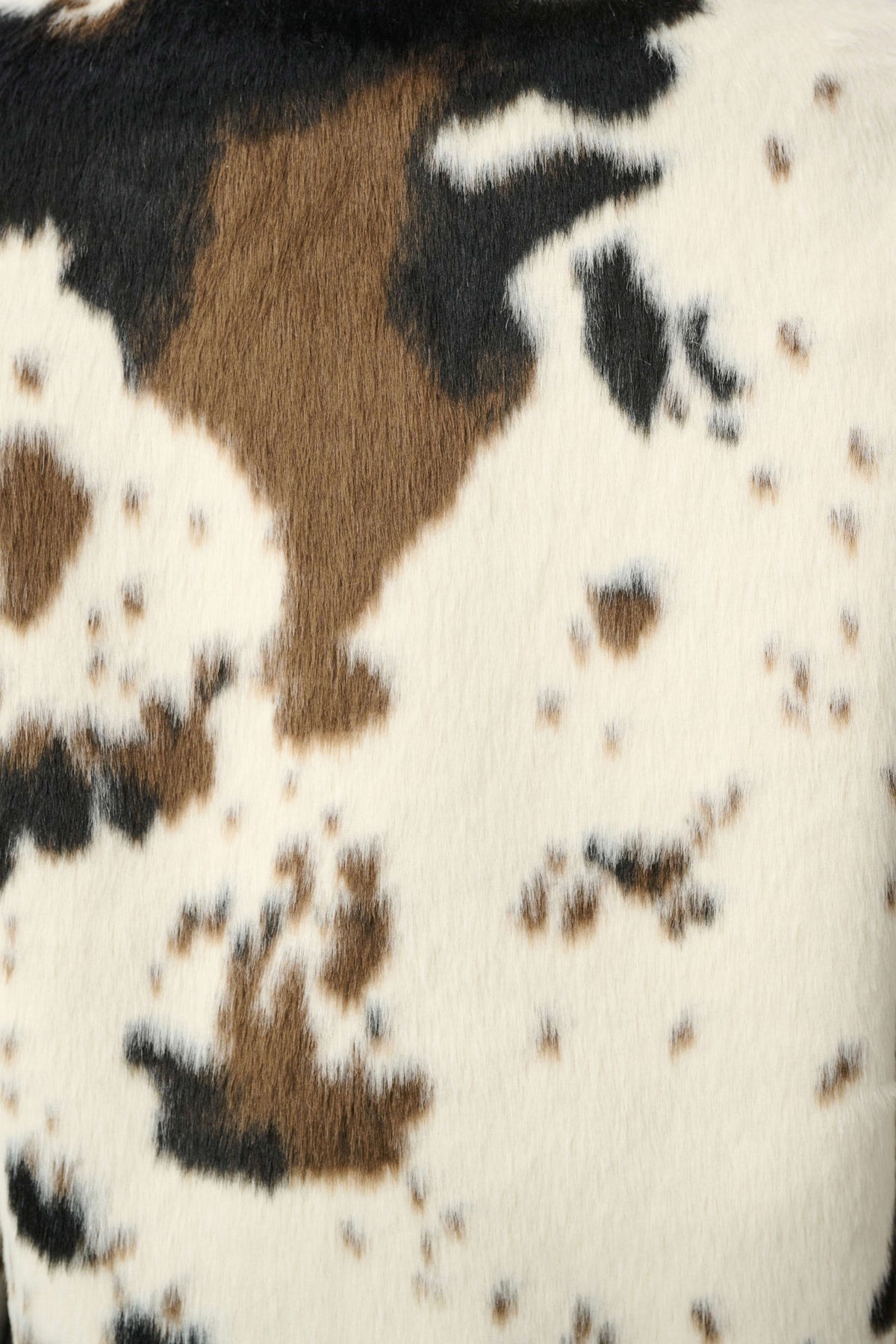 Faux Fur Cow Print Coat. Style JR264944