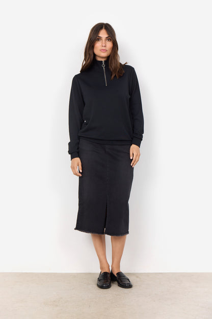 Zip Front Mock Neck Sweater. Style SOYA4PF26598