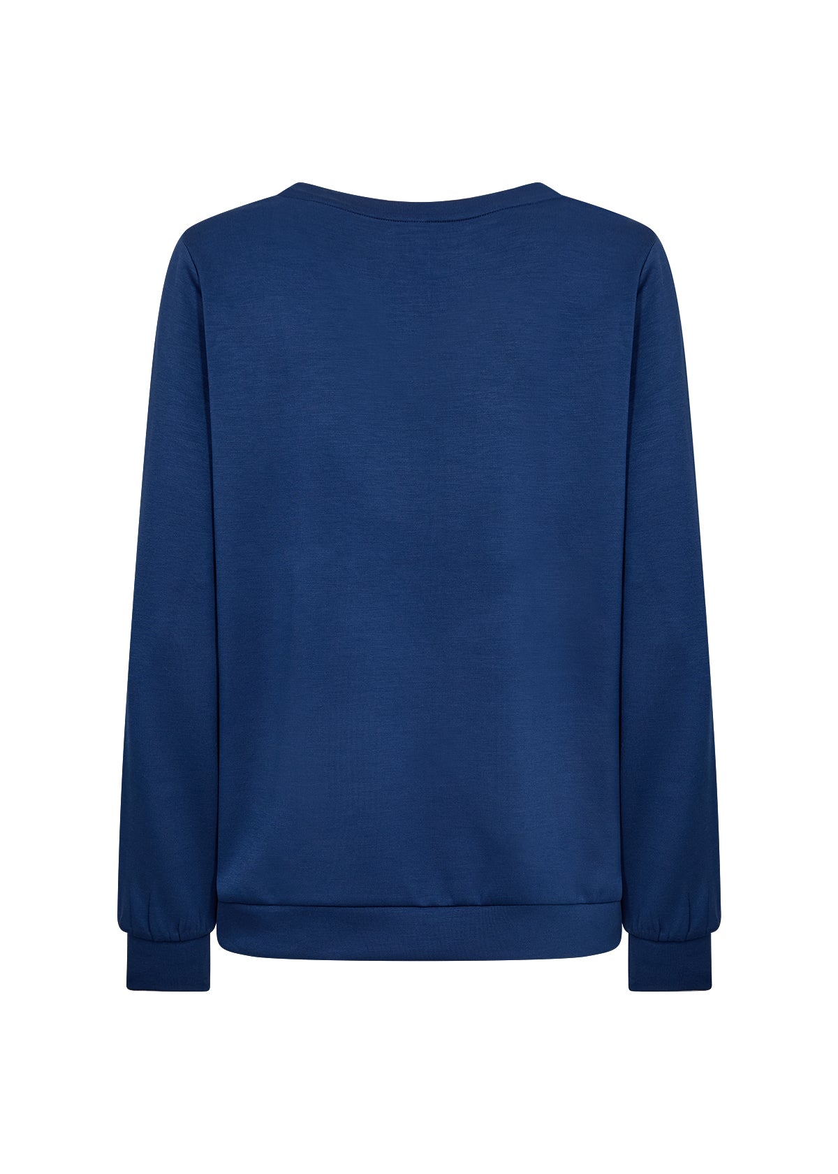 Blue Long Sleeve V-Neck Top. Style SOYA4F26701
