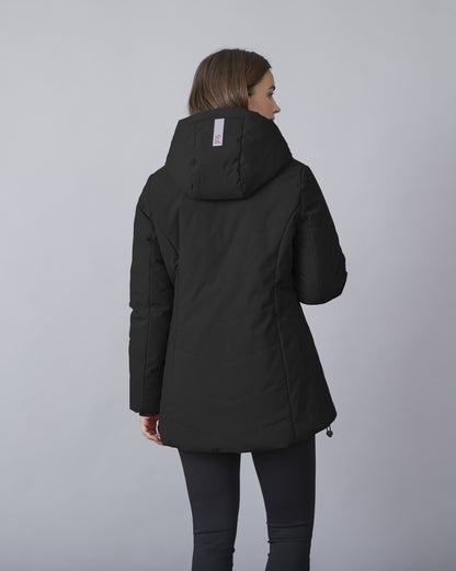 Matte Hooded Mid Weight Outerwear. Style JUN2692