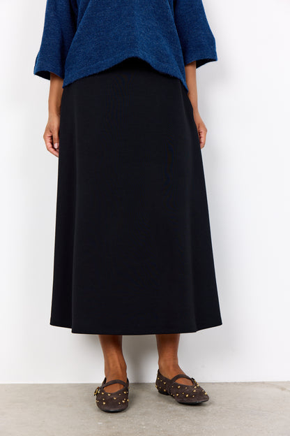 Pull-On Long Black Skirt. Style SOYA4F27268