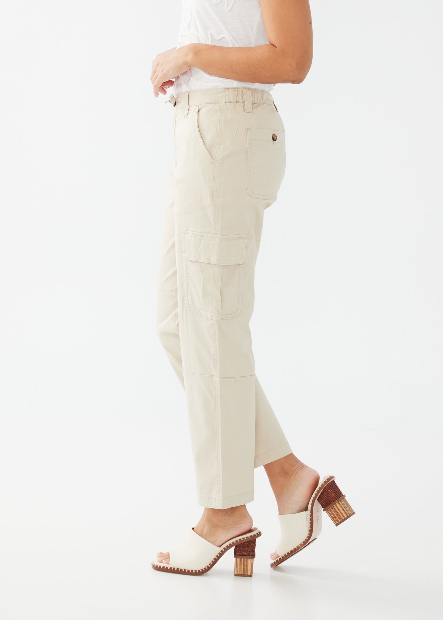 Pull On Wide Leg Cargo Pant. Style FD2732944