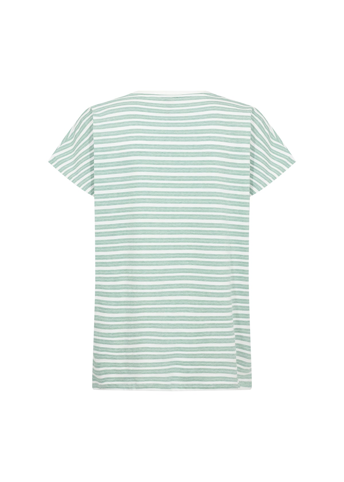 Cotton Lightweight Stripes Short Sleeve Top. Style SOYA27500