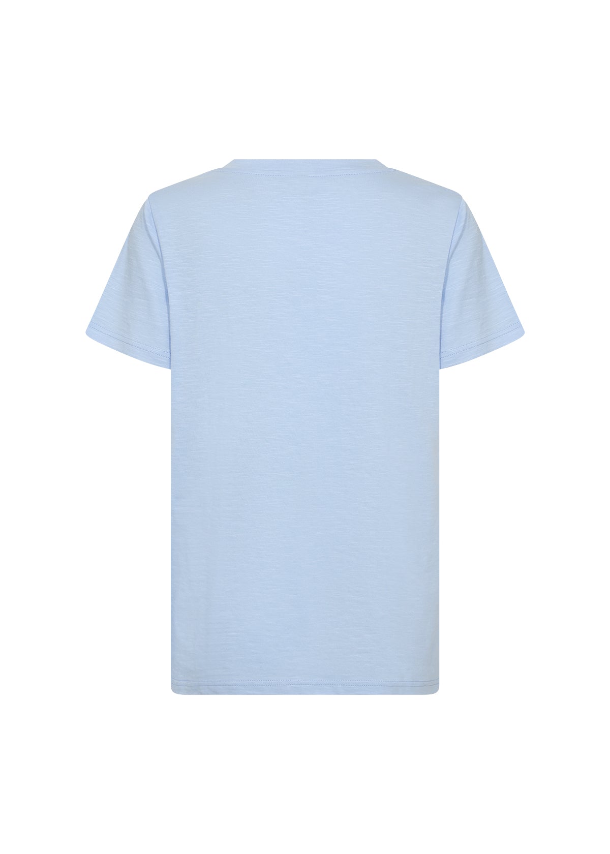 "Windsurfer" Blue Basic Cotton Short Sleeve Top. Style SOYA27508