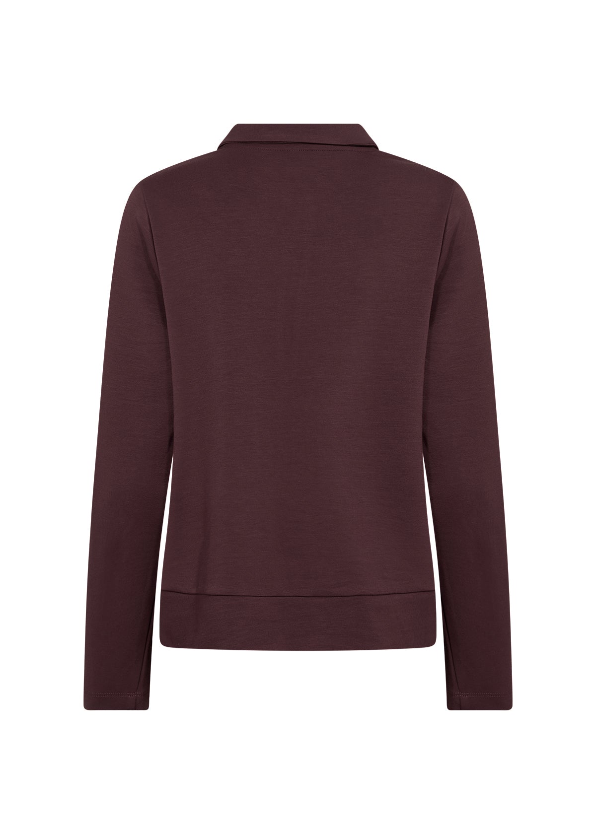 1/3 Zip Collared Long Sleeve Top. Style SOYA27764