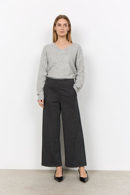 Tweed Wide Leg Pull-On Pant. Style SOYA27814