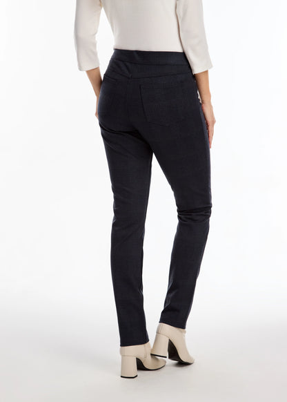 Pull On Slim Leg Check Pant. Style FD2785459